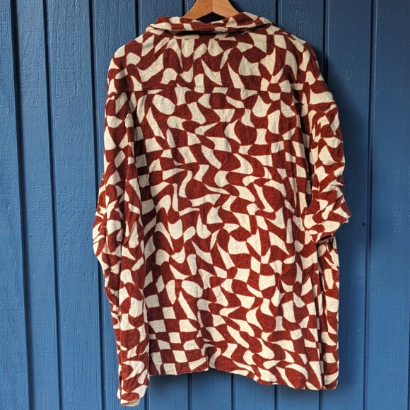 Lucy & Yak Santiago Shirt ORGANIC COTTON TOWELLING - Amara Grid - Picture 7 of 12